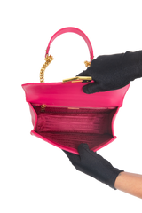 PRADA SOFT CALF IMPUNTURE MAGENTA