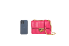 PRADA SOFT CALF IMPUNTURE MAGENTA
