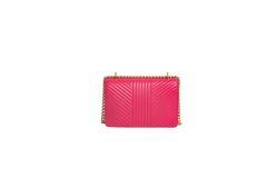 PRADA SOFT CALF IMPUNTURE MAGENTA