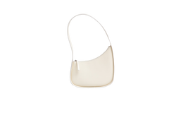 THE ROW HALF MOON SHOULDER IN SMOOTH CALFSKIN IVOIRE