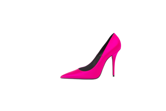 YSL SACARPIN MARYLIN 110 SATIN HYPE ROSE - 36 1/2 BR