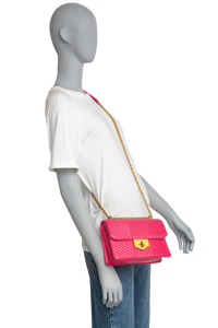 PRADA SOFT CALF IMPUNTURE MAGENTA