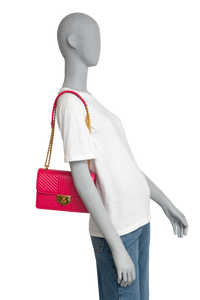 PRADA SOFT CALF IMPUNTURE MAGENTA