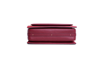 CHLOÉ ROY MEDIUM LEATHER AND SUEDE BURGUNDY