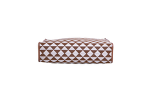 PRADA SYMBOLE LARGE JACQUARD BROWN