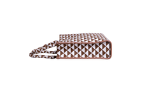 PRADA SYMBOLE LARGE JACQUARD BROWN