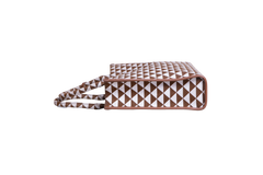PRADA SYMBOLE LARGE JACQUARD BROWN