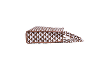 PRADA SYMBOLE LARGE JACQUARD BROWN