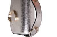 CHLOÉ C MINI SQUARE METALLIC GOLD