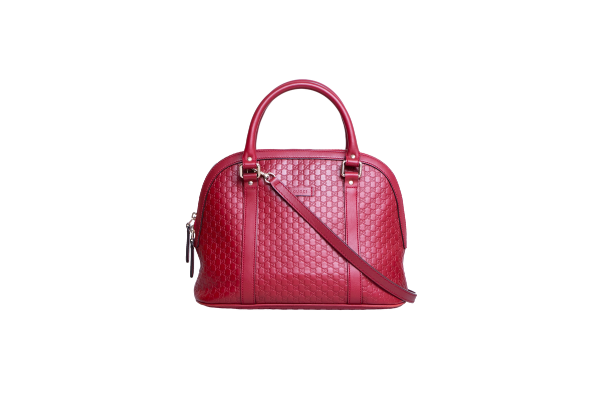 GUCCI DOME SMALL MICROGUCCISSIMA RED