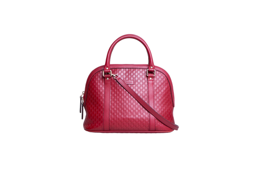 GUCCI DOME SMALL MICROGUCCISSIMA RED