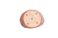 VALENTINO STRIPED RAFFIA SHOPPING BAG MULTICOLOR