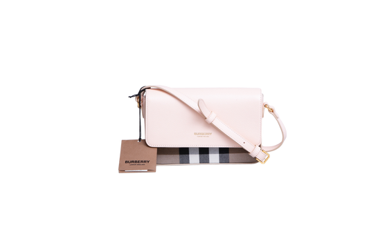 BURBERRY NEW HAMPSHIRE CHECK CANVAS LIGHT PINK