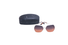 SALVATORE FERRAGAMO SQUARE OVERSIZED METAL GOLD