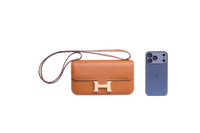 HERMÈS CONSTANCE ELAN EPSOM GOLD ROSE GOLD HDWR