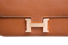 HERMÈS CONSTANCE ELAN EPSOM GOLD ROSE GOLD HDWR