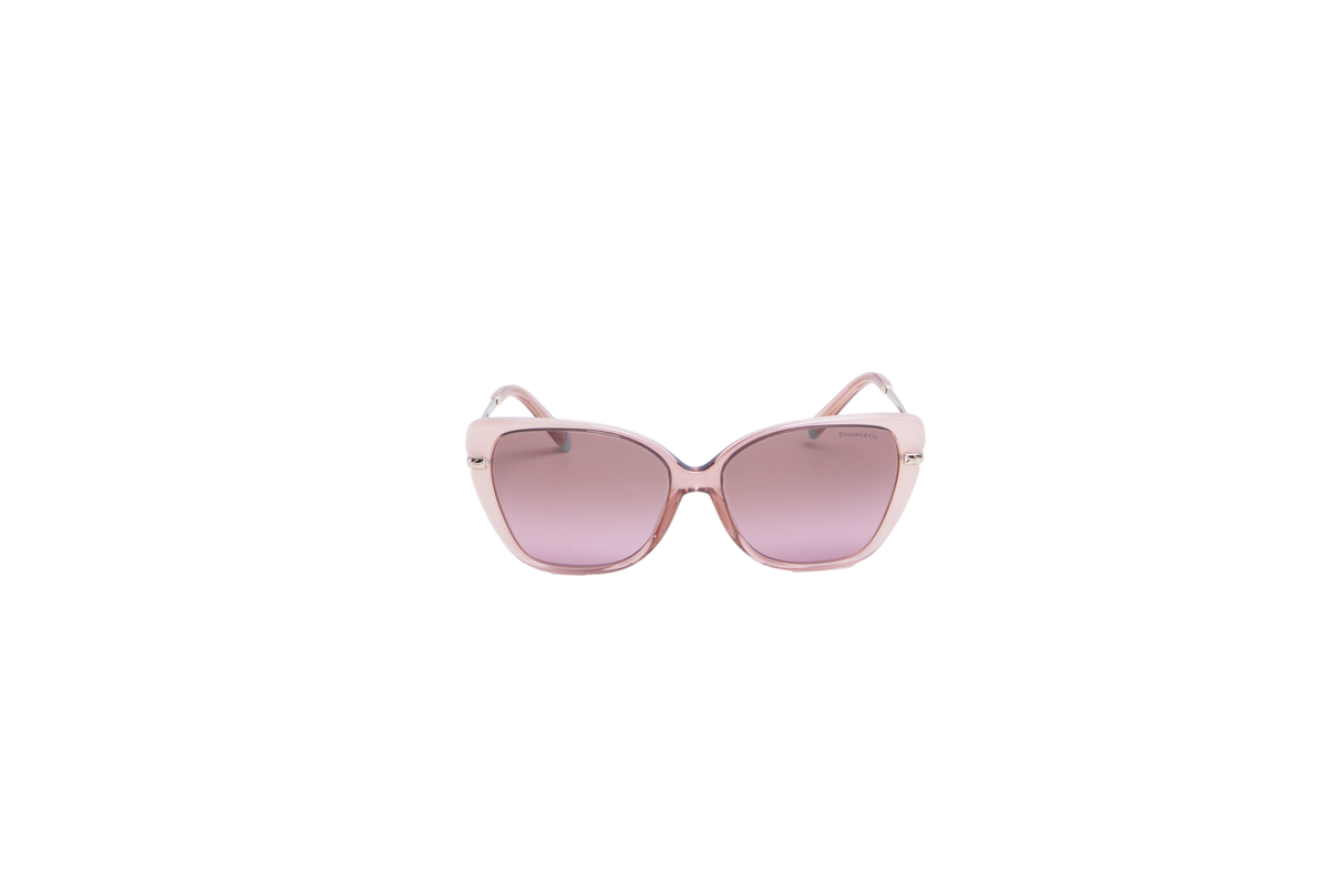 TIFFANY CATEYE ROD METAL TEXTURED TRANSPARENT ROSE