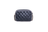 CHANEL 25 P CAMERA LAMBSKIN B&W GOLD HDWR