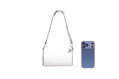 GUCCI BLONDIE MINI SHOULDER BAG QUILTED LEATHER WHITE