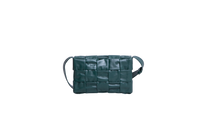 BOTTEGA CASSETTE SMALL LEATHER RAINTREE