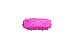 VALENTINO ROMAN STUD TOP HANDLE MEDIUM FUCHSIA