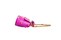 VALENTINO ROMAN STUD TOP HANDLE MEDIUM FUCHSIA