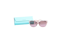 TIFFANY CATEYE ROD METAL TEXTURED TRANSPARENT ROSE
