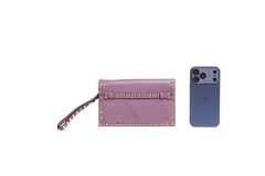 VALENTINO CLUTCH ROCKSTUD TAUPE