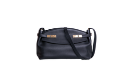 FERRAGAMO HUG SOFT CROSSBODY BAG BLACK