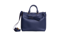 BURBERRY BELT TOTE BAG SMALL NAVY