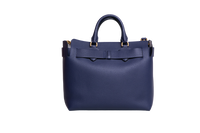 BURBERRY BELT TOTE BAG SMALL NAVY