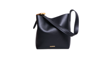 JACQUEMUS LE REGALO BUCKET LEATHER BLACK