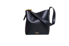 JACQUEMUS LE REGALO BUCKET LEATHER BLACK