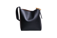 JACQUEMUS LE REGALO BUCKET LEATHER BLACK