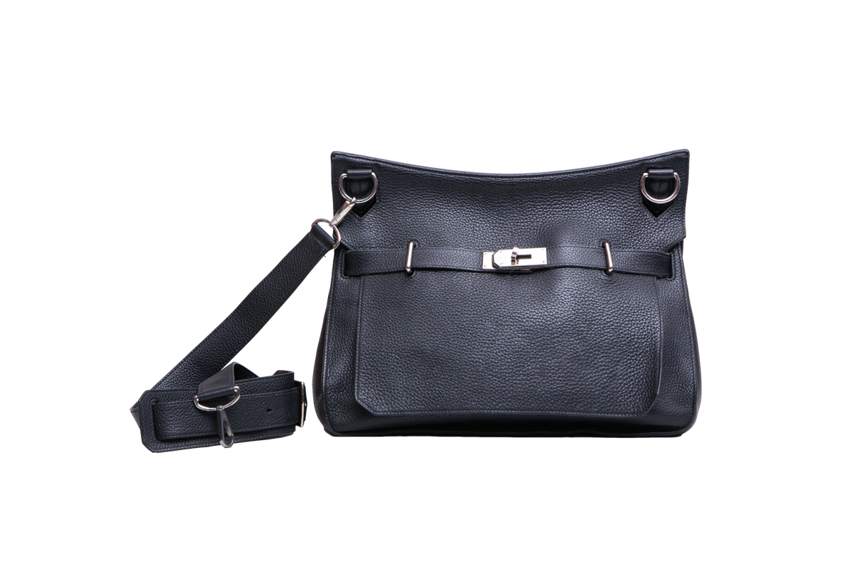 HERMÈS JYPSIÈRE 34 BLACK PALLADIUM HDWR