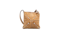 VALENTINO NELLCOTE SMALL FRINGES CARAMEL