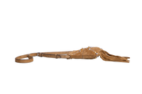 VALENTINO NELLCOTE SMALL FRINGES CARAMEL