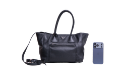 PRADA PHENIX VITELLO SHOPPING TOTE BAG B