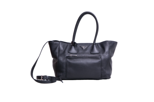 PRADA PHENIX VITELLO SHOPPING TOTE BAG B