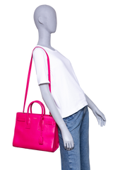 YSL CLASSIC SAC DE JOUR SMALL LEATHER PINK