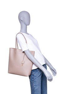 YSL SHOPPING TOTE N/S NUDE AVEC TASSE