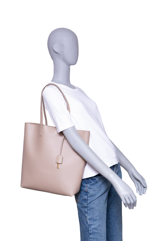 YSL SHOPPING TOTE N/S NUDE AVEC TASSE