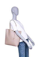 YSL SHOPPING TOTE N/S NUDE AVEC TASSE