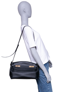 FERRAGAMO HUG SOFT CROSSBODY BAG BLACK