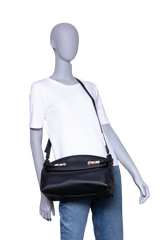 FERRAGAMO HUG SOFT CROSSBODY BAG BLACK