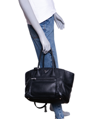 PRADA PHENIX VITELLO SHOPPING TOTE BAG B