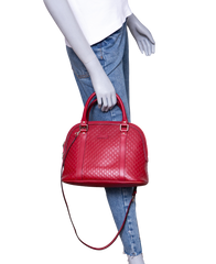 GUCCI DOME SMALL MICROGUCCISSIMA RED