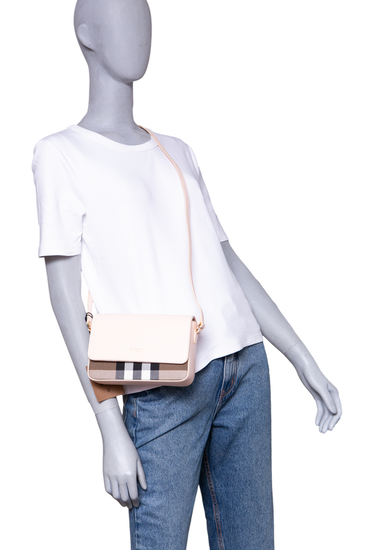 BURBERRY NEW HAMPSHIRE CHECK CANVAS LIGHT PINK