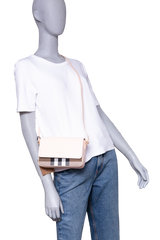 BURBERRY NEW HAMPSHIRE CHECK CANVAS LIGHT PINK