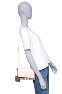 BURBERRY NEW HAMPSHIRE CHECK CANVAS LIGHT PINK